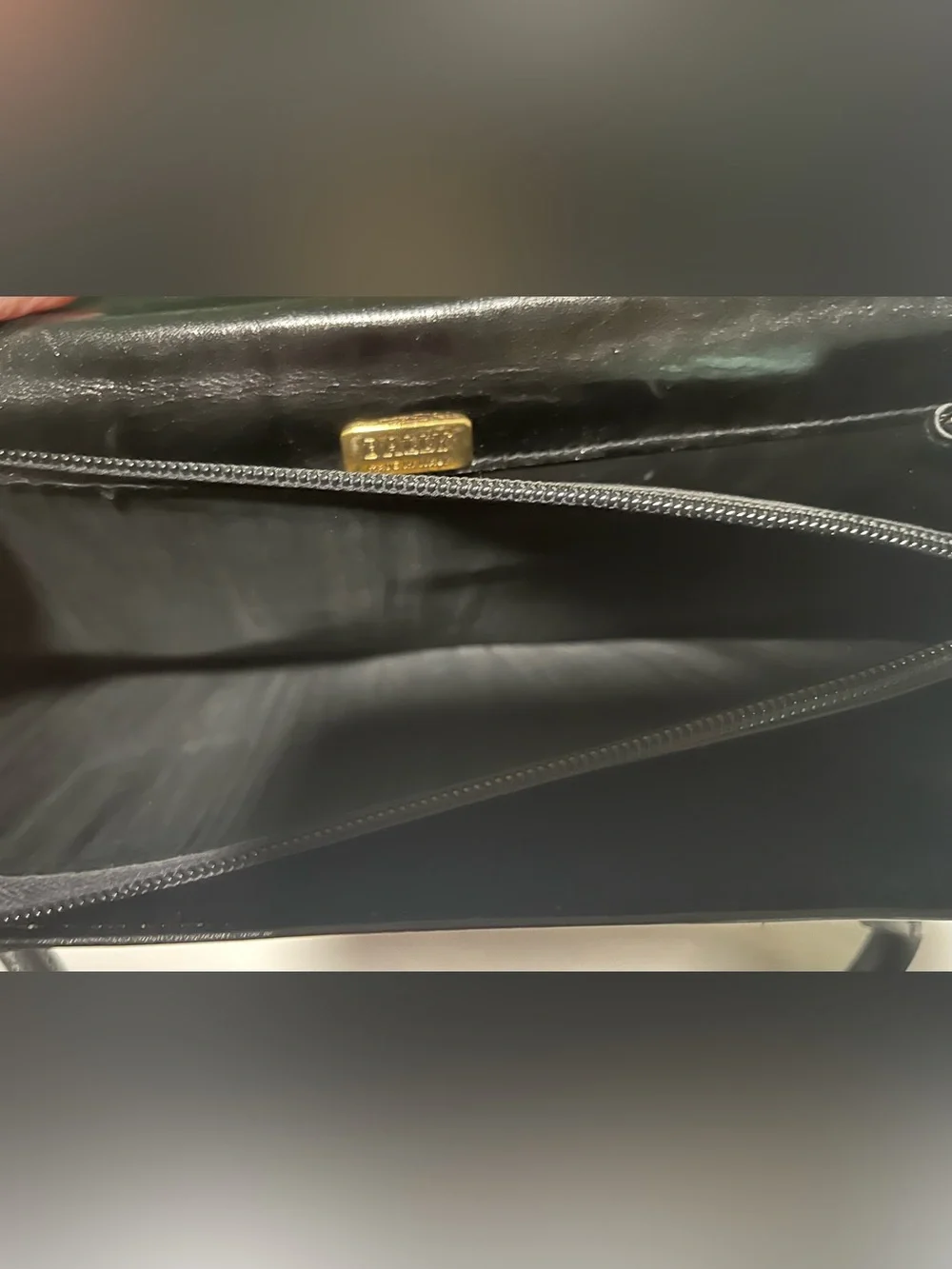 Bally Black Leather Women's Shoulder Bag with Gold Accent